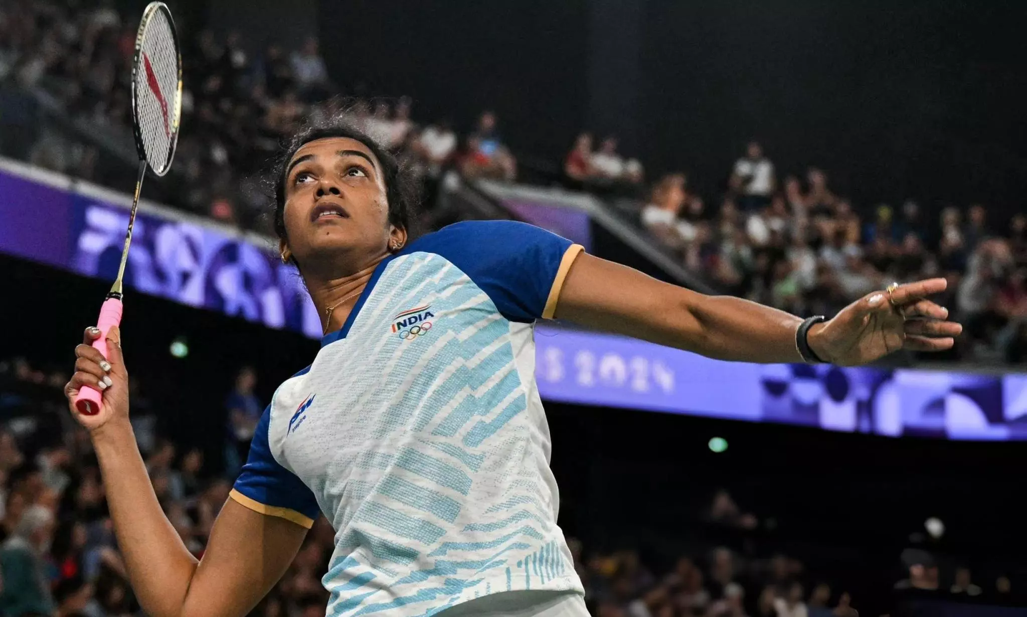 PV Sindhu storms into Paris Olympics womens singles pre-quarterfinals