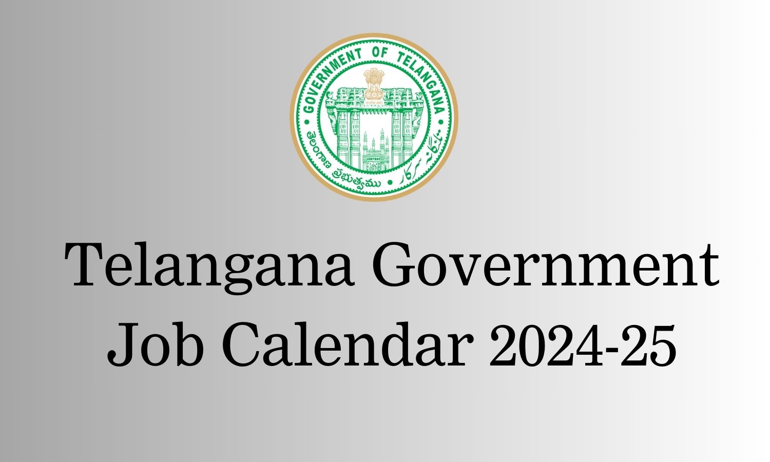 Job Calendar 2025 Telangana Government 