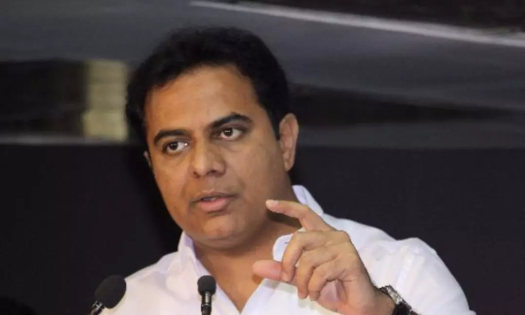 KTR booked for flying drone without permission at Kaleshwaram project