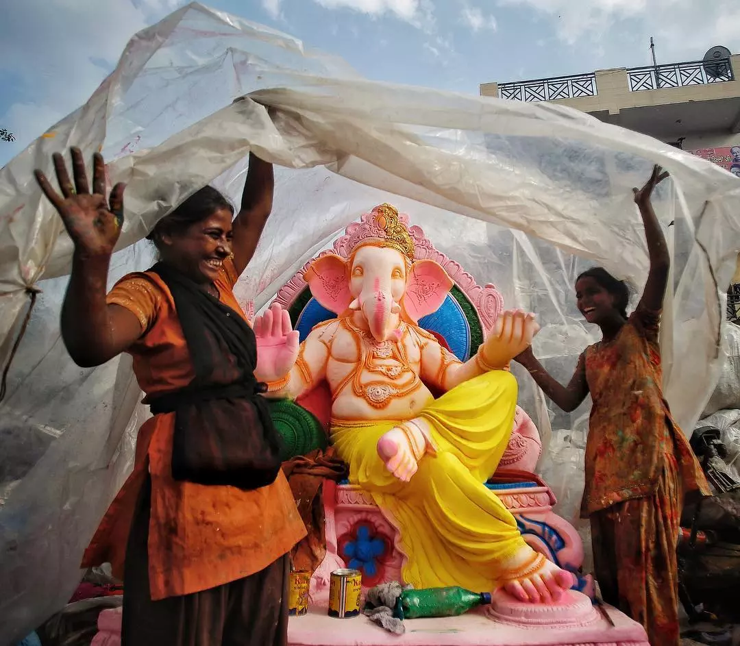 Over 1 Lakh Ganesha Idols for Hyderabad’s Ganesh Festival