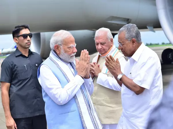 PM Modi arrives in Kannur, to visit landslide-hit Wayanad villages