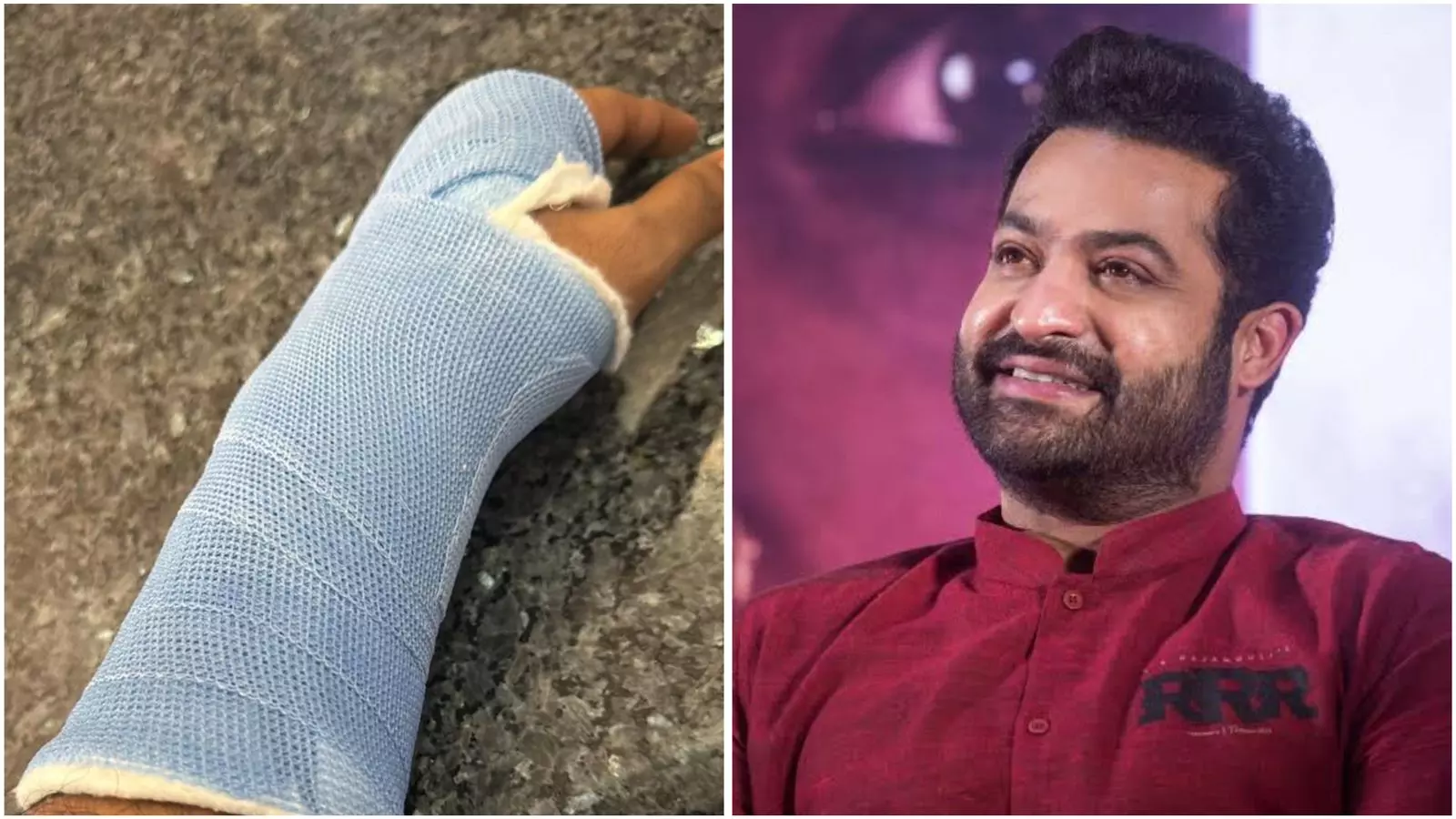 NTR Sprains Wrist During Gym Workout