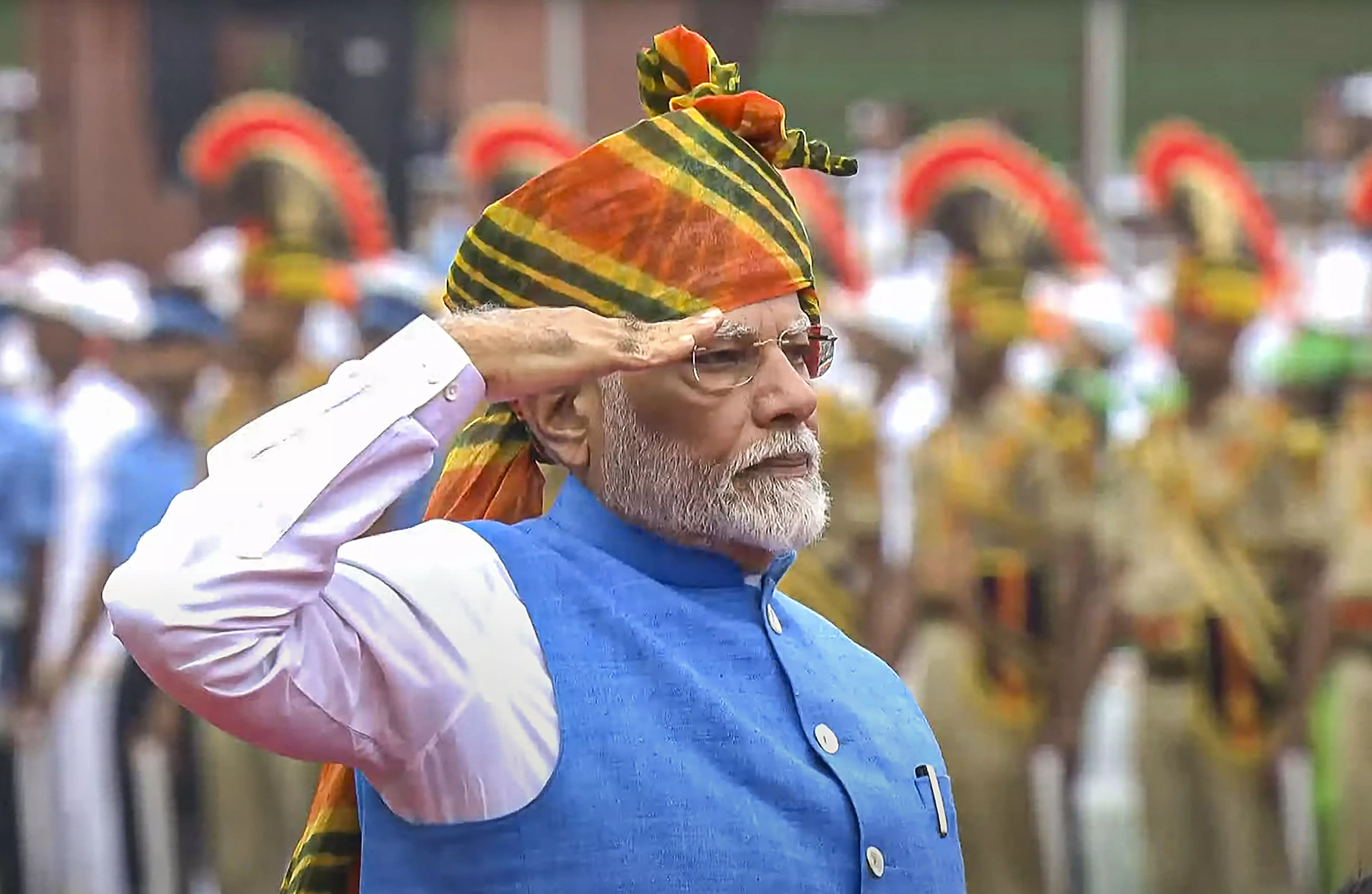 78th I-Day: Modi becomes PM to hoist tricolour for third highest time