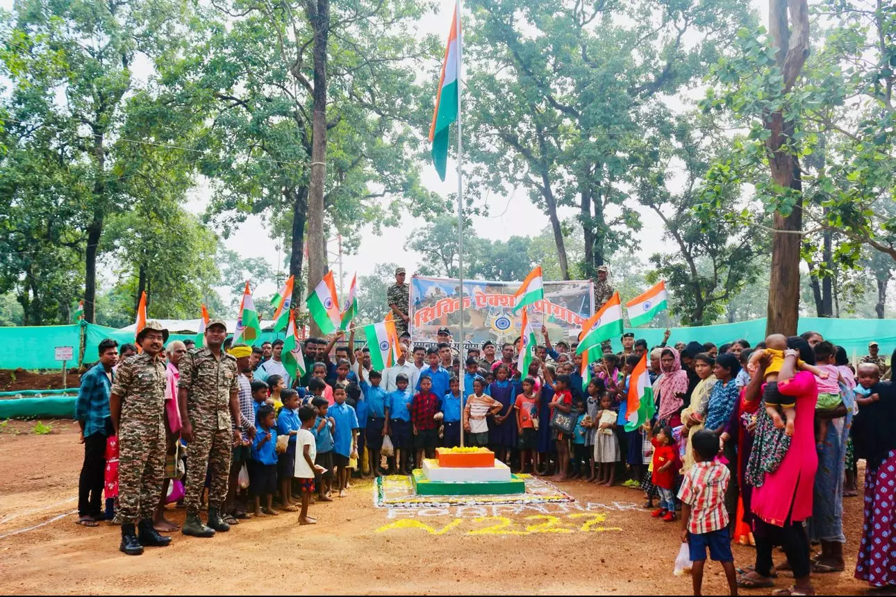 Chhattisgarh: Bastar Villages Hoist Tricolour for First Time Amid Maoist Threats