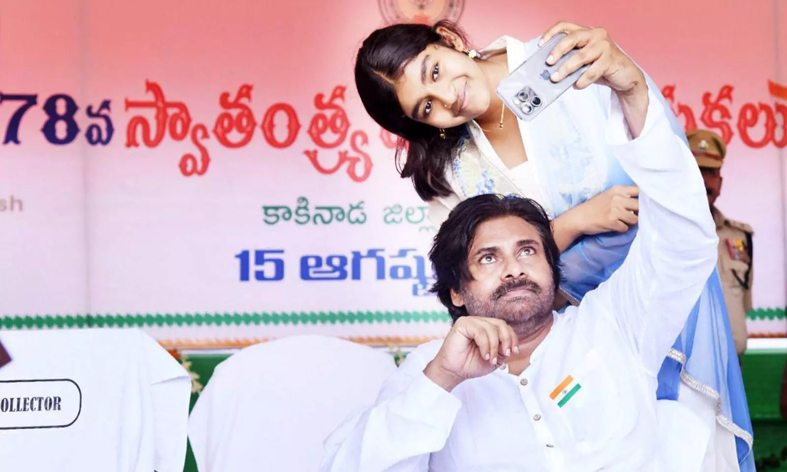 Aadya Cynosure of All Eyes at Kakinada I-Day