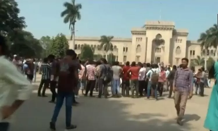 Hyderabad: AISF Protests UGC-NET Mandate for Osmania PhD Admissions