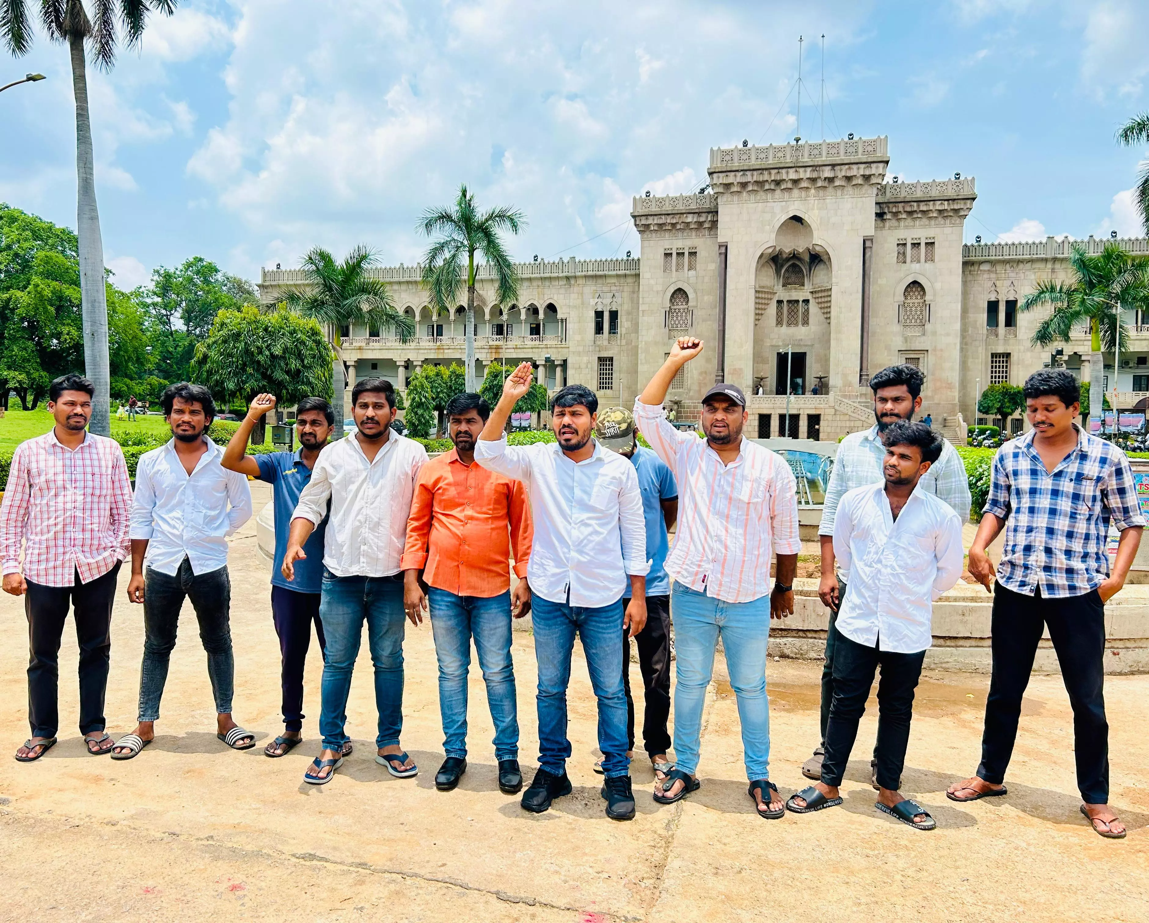 Telangana students demand Revanth Reddy to sack retired civil servants