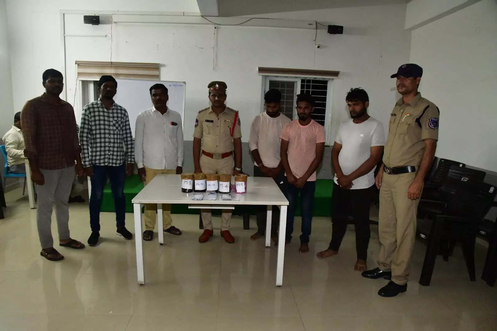 Adibatla Police Arrest Interstate Drug Peddlers; Seize 3.8 kg of Hashish Oil