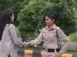 Lady cop suspended for promoting private coaching institute in police uniform