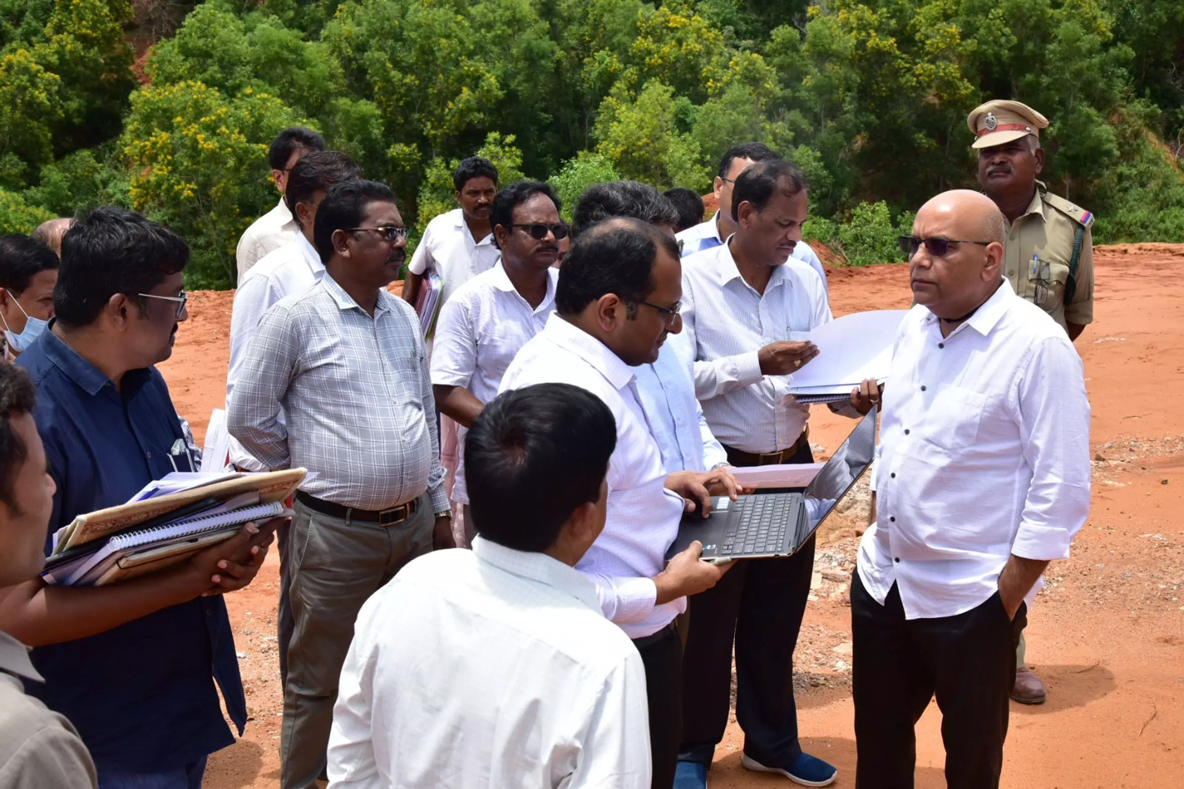 Revenue special principal secretary R.P. Sisodia Tours Vizag