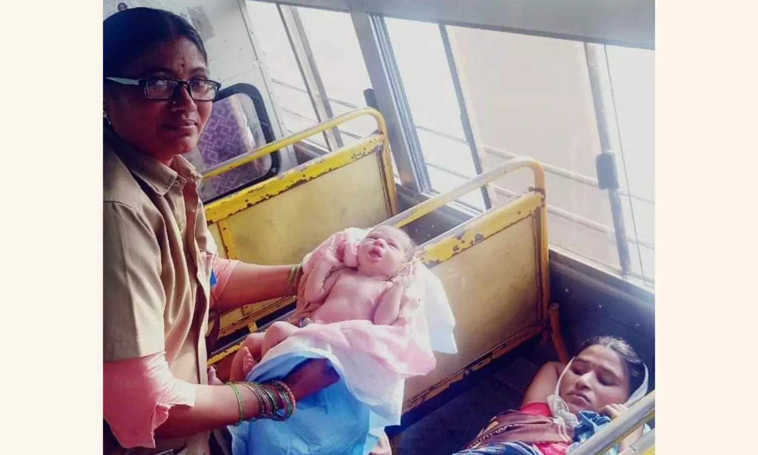 Gadwal woman delivers baby girl in RTC bus while going to tie rakhi