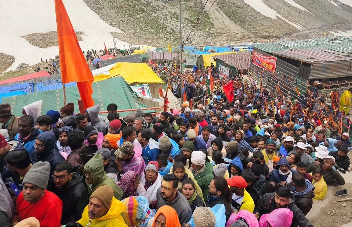 In 52 days, over half a million devotees paid their respects in Amarnath