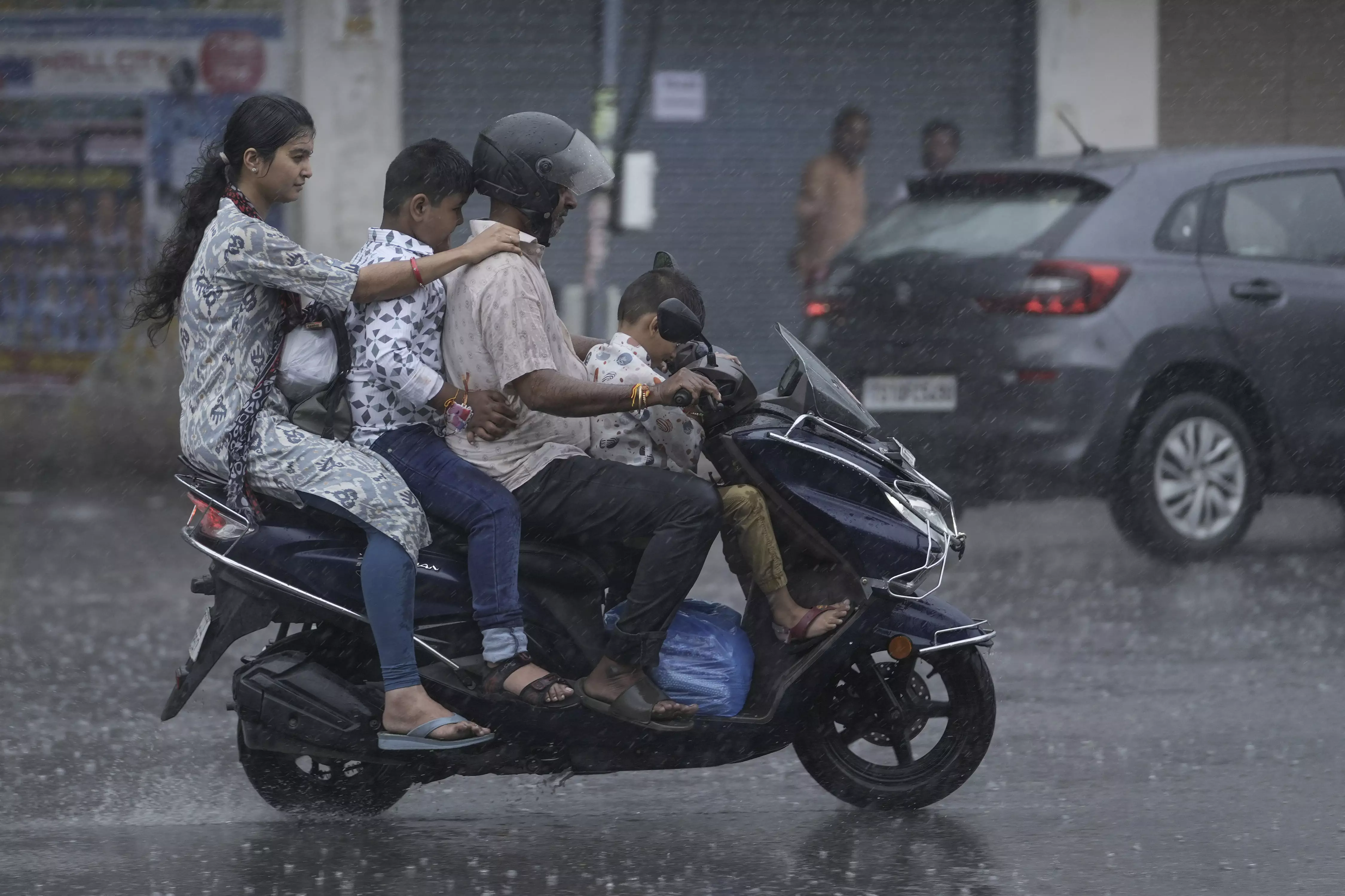 Hyderabad: Heavy rains drench city areas