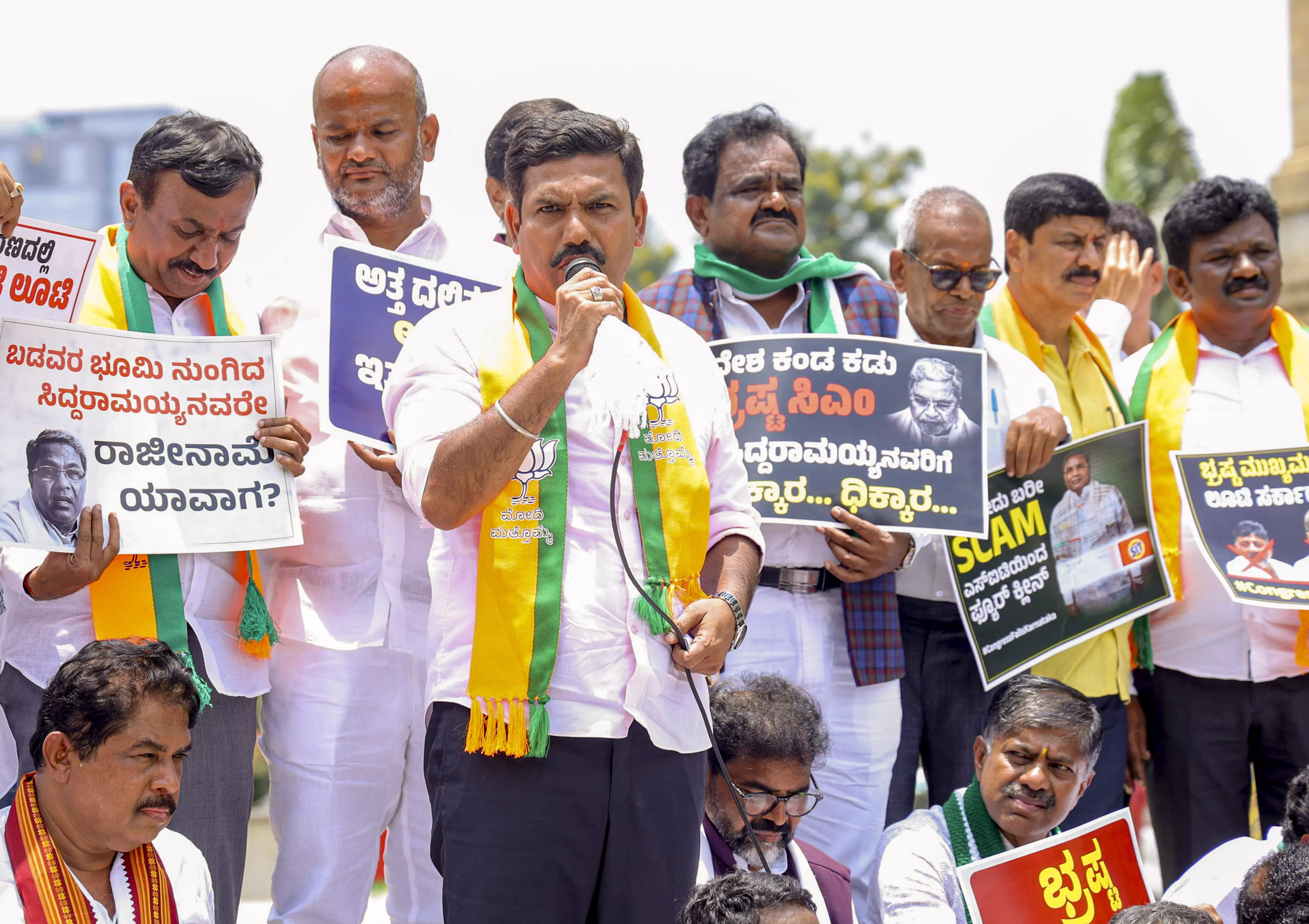 Karnataka: BJP announces statewide protests, demands CM’s resignation