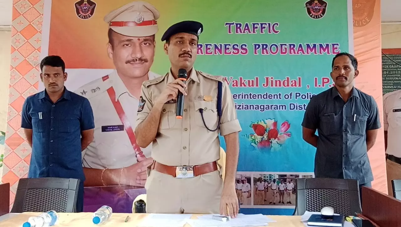 Vizianagaram Cops Launch Road Safety Campaign for Auto Drivers