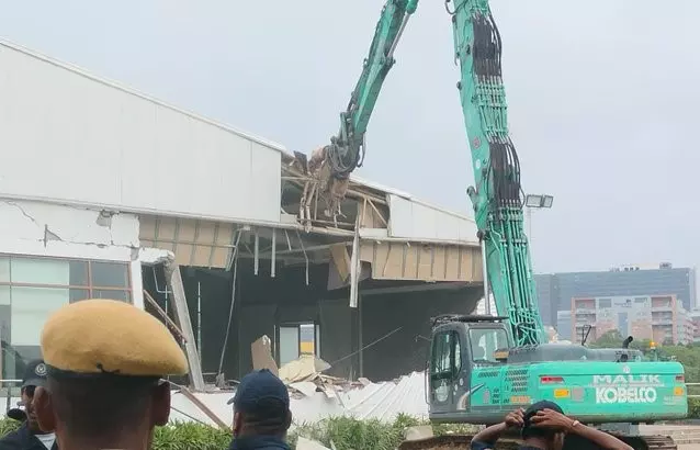 HYDRA Demolishes Actor Nagarjuna’s N-Convention Centre