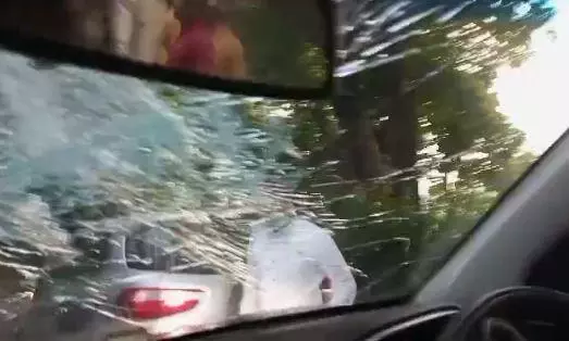 UP Road Rage: Man Attacks Car With Rod, Family Inside Screams In Horror