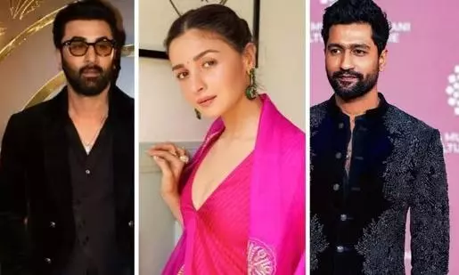 Vicky Kushal, Alia Bhatt and Ranbir Kapoor in one frame