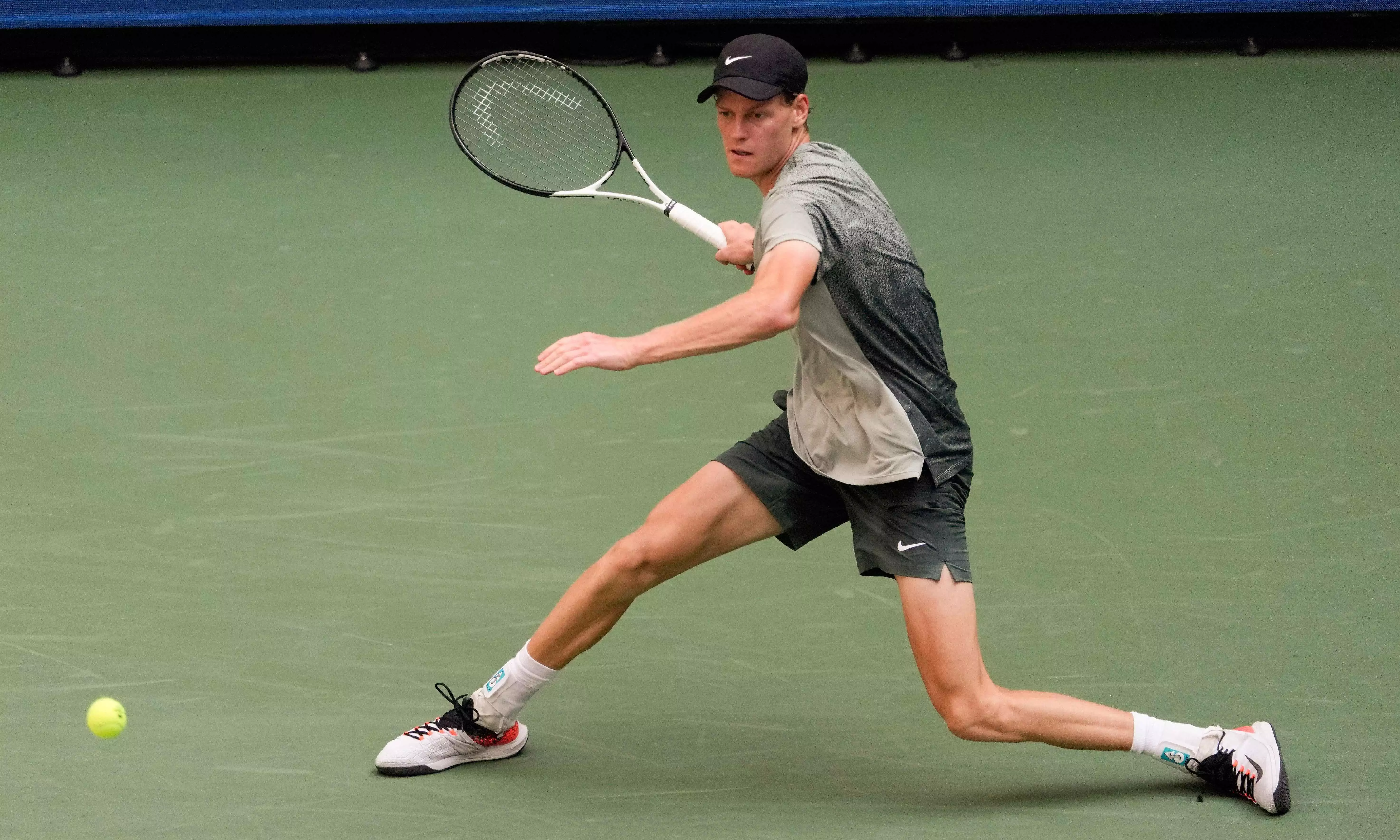 US Open: Sinner battles back to win first match since dope test row