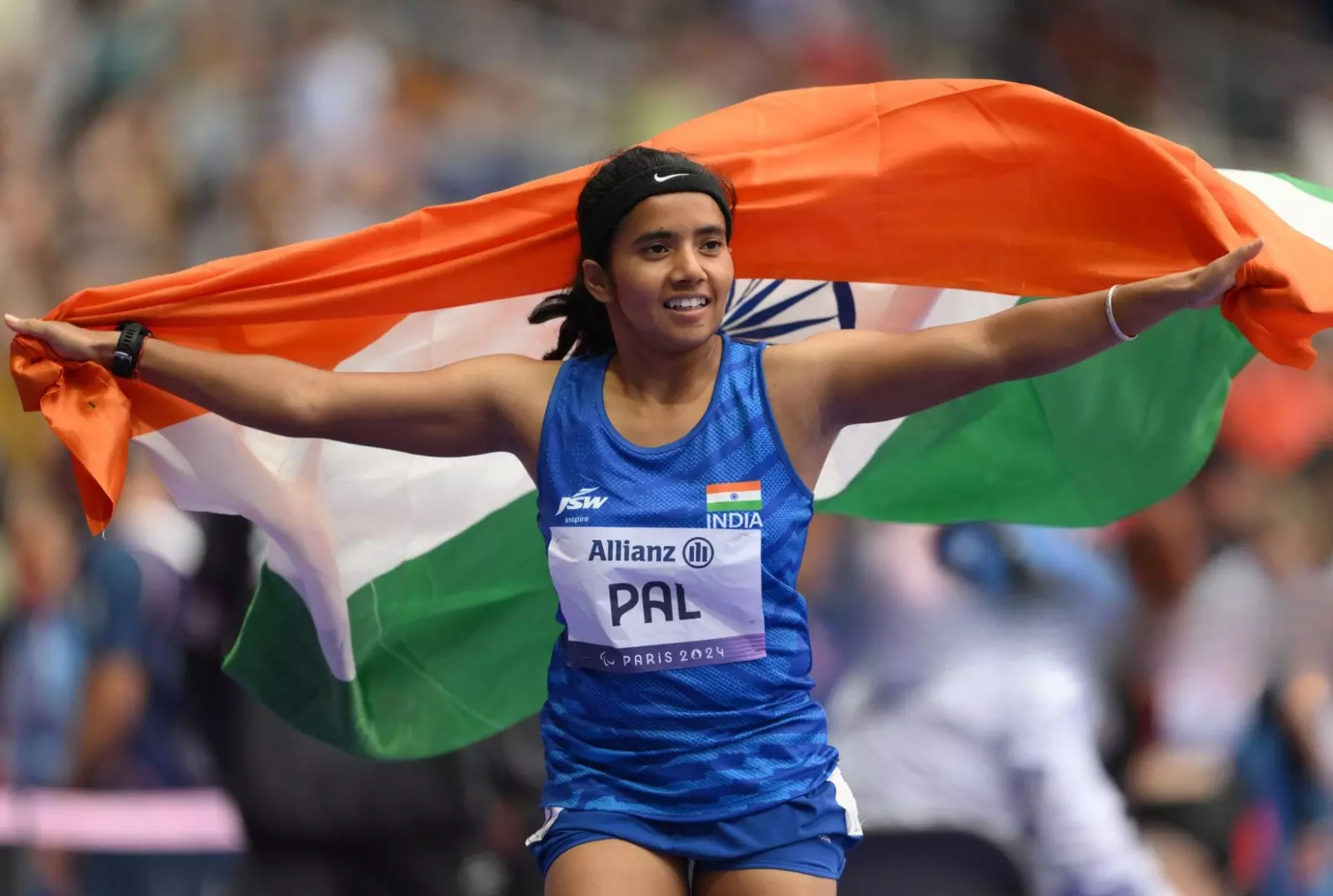 Preethi Pal wins bronze in womens T35 100m event