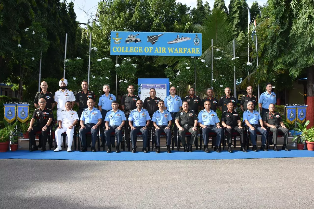 Air Marshal Vohra Urges Defence Officers To Stay Updated