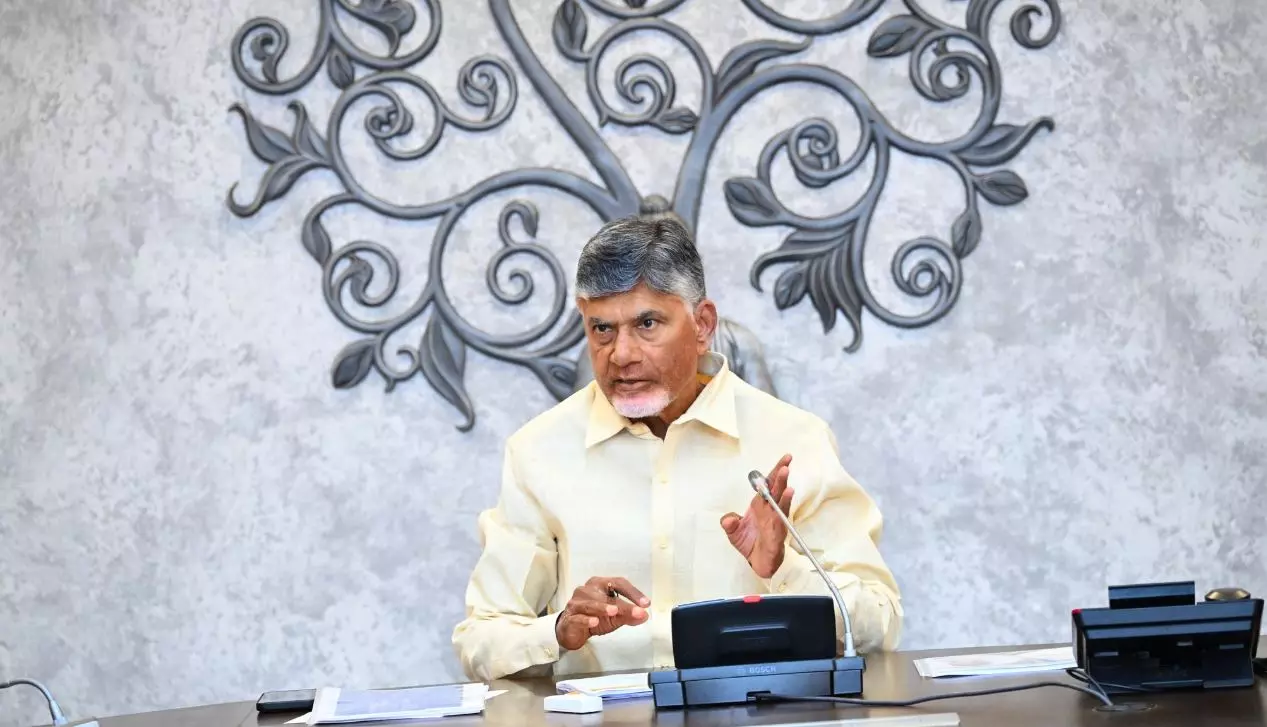 CM Naidu Reviews Situation Due to Rains With Top Officials, Ministers