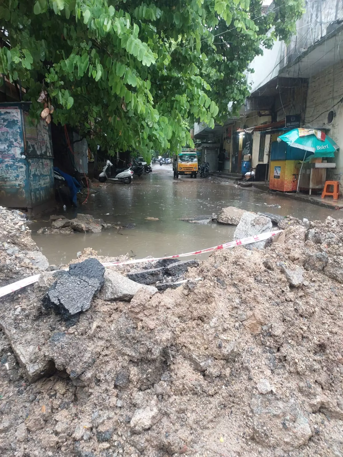 Hyderabad: Incomplete civic works adding to the rain-induced problems