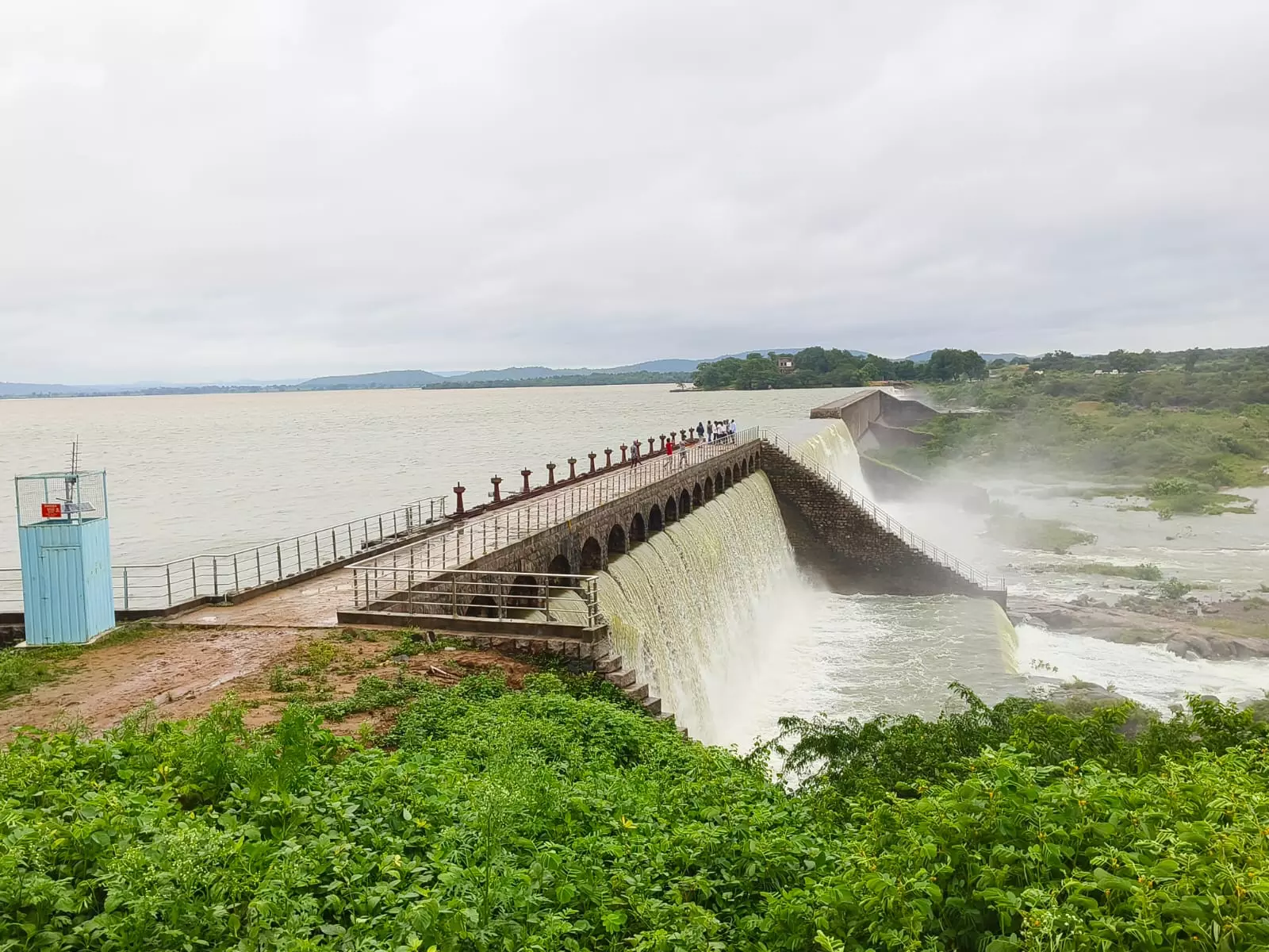 Telangana: Pocharam Reservoir Gates Lifted Amid Heavy Rains