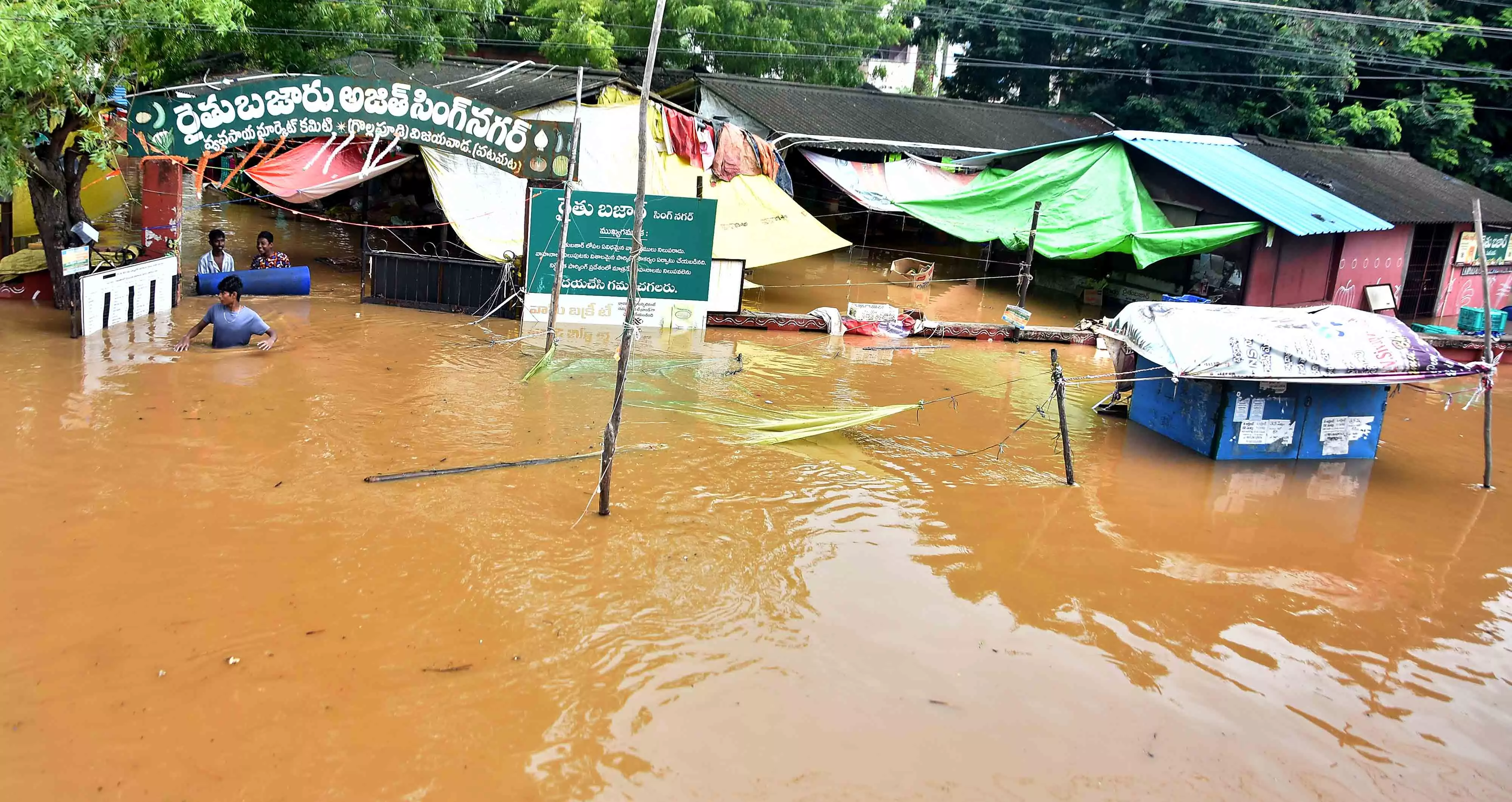 Budameru Canal Flood: NDRF, SDRF Deployed