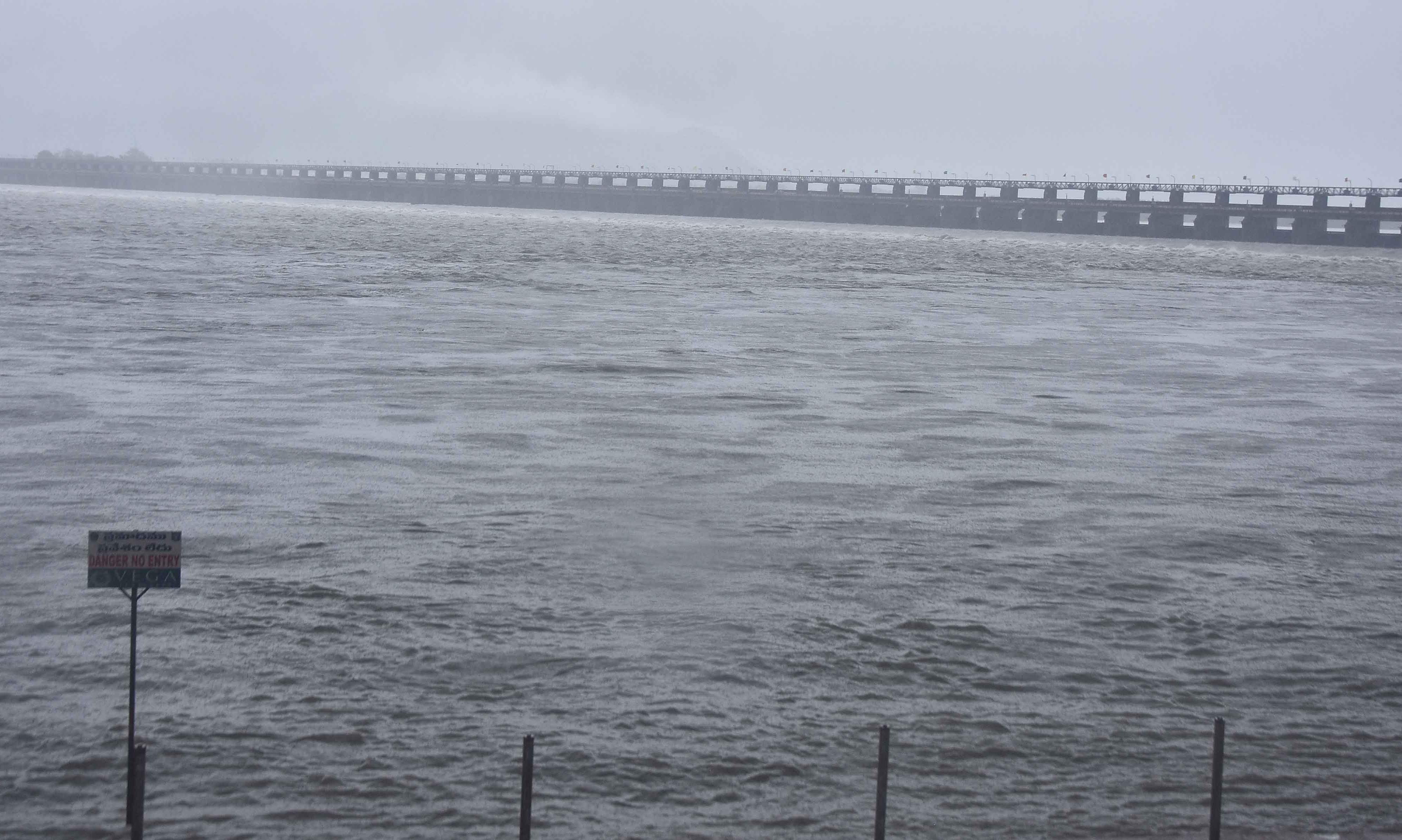 Andhra Pradesh: High Flood Alert at Prakasam Barrage