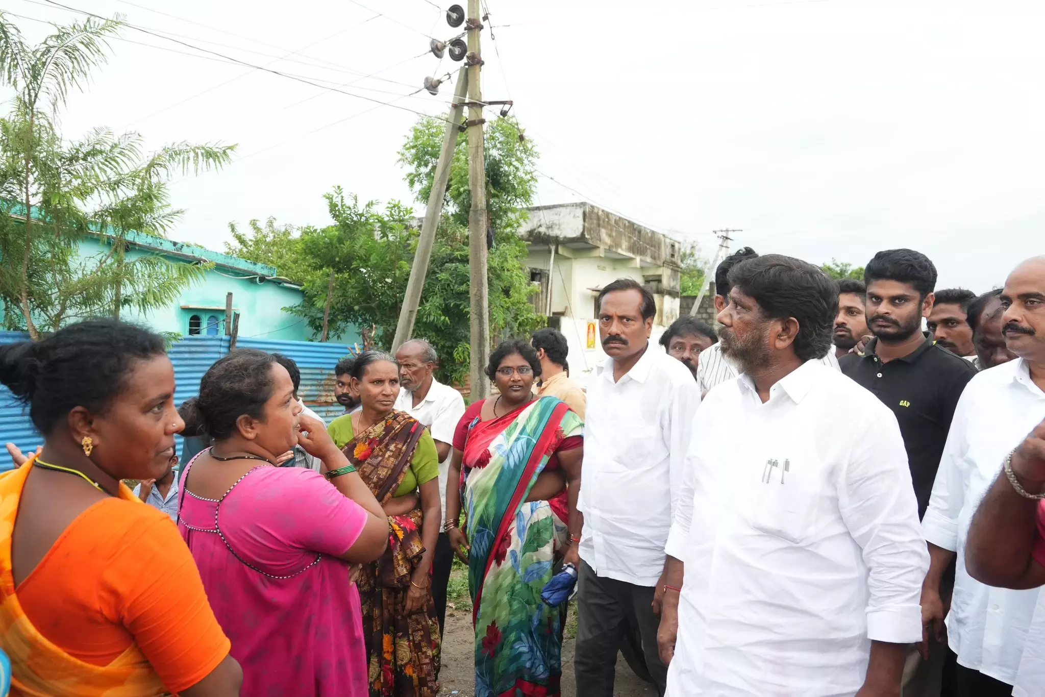 Bhatti Takes Tractor To Visit Flood-Affected Areas in Khammam