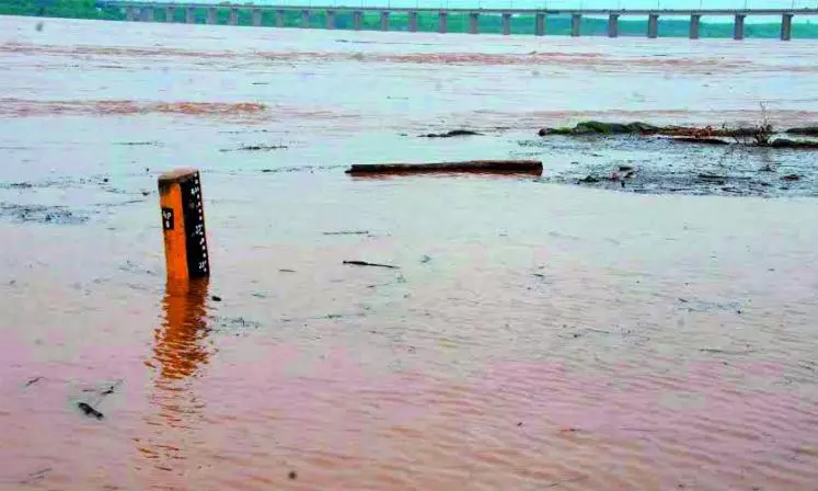 Mancherial Faces Flood Threat With Kaleshwaram Backwaters