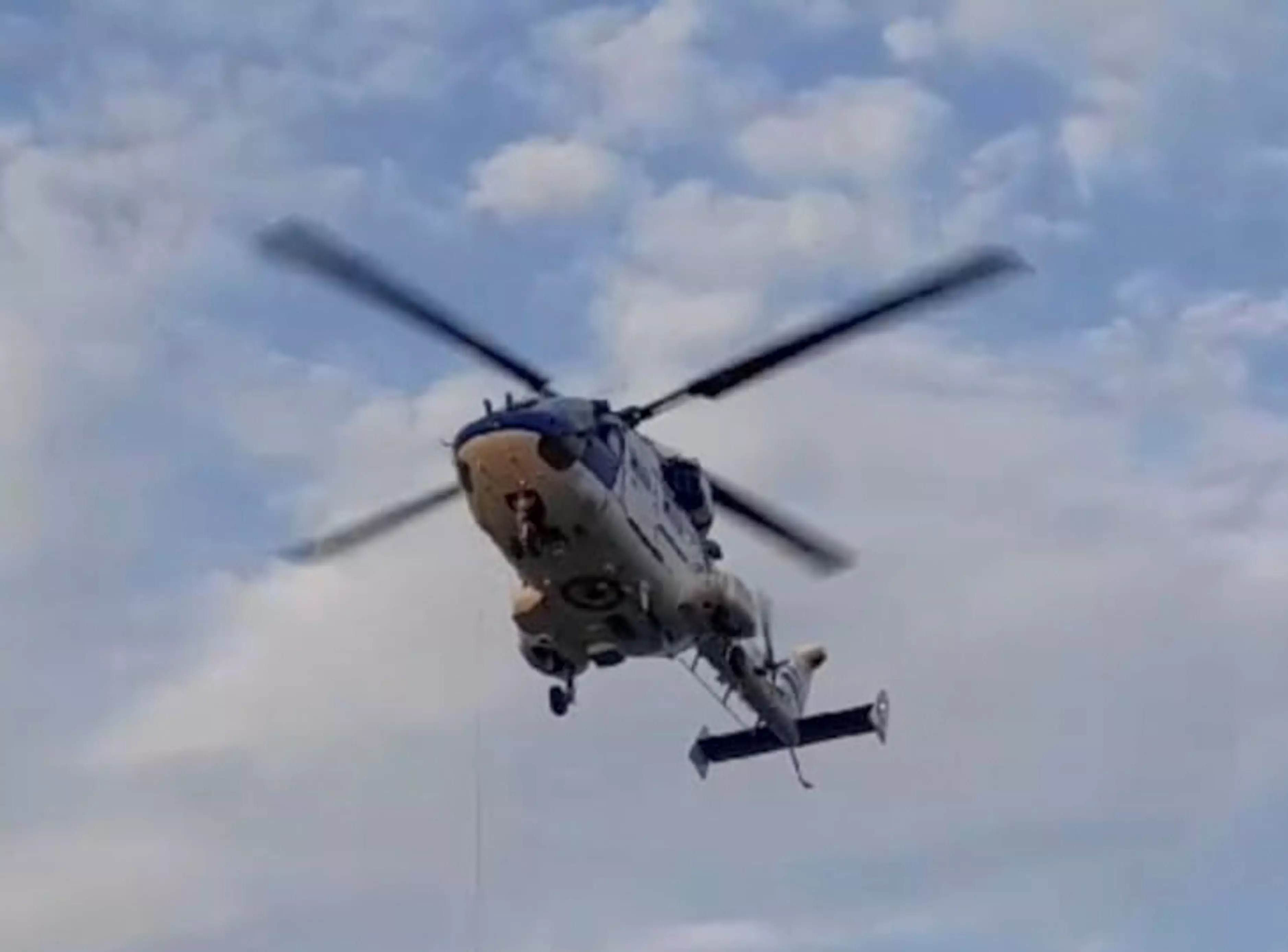 Coast Guard chopper crashes into Arabian sea; 3 crew members missing