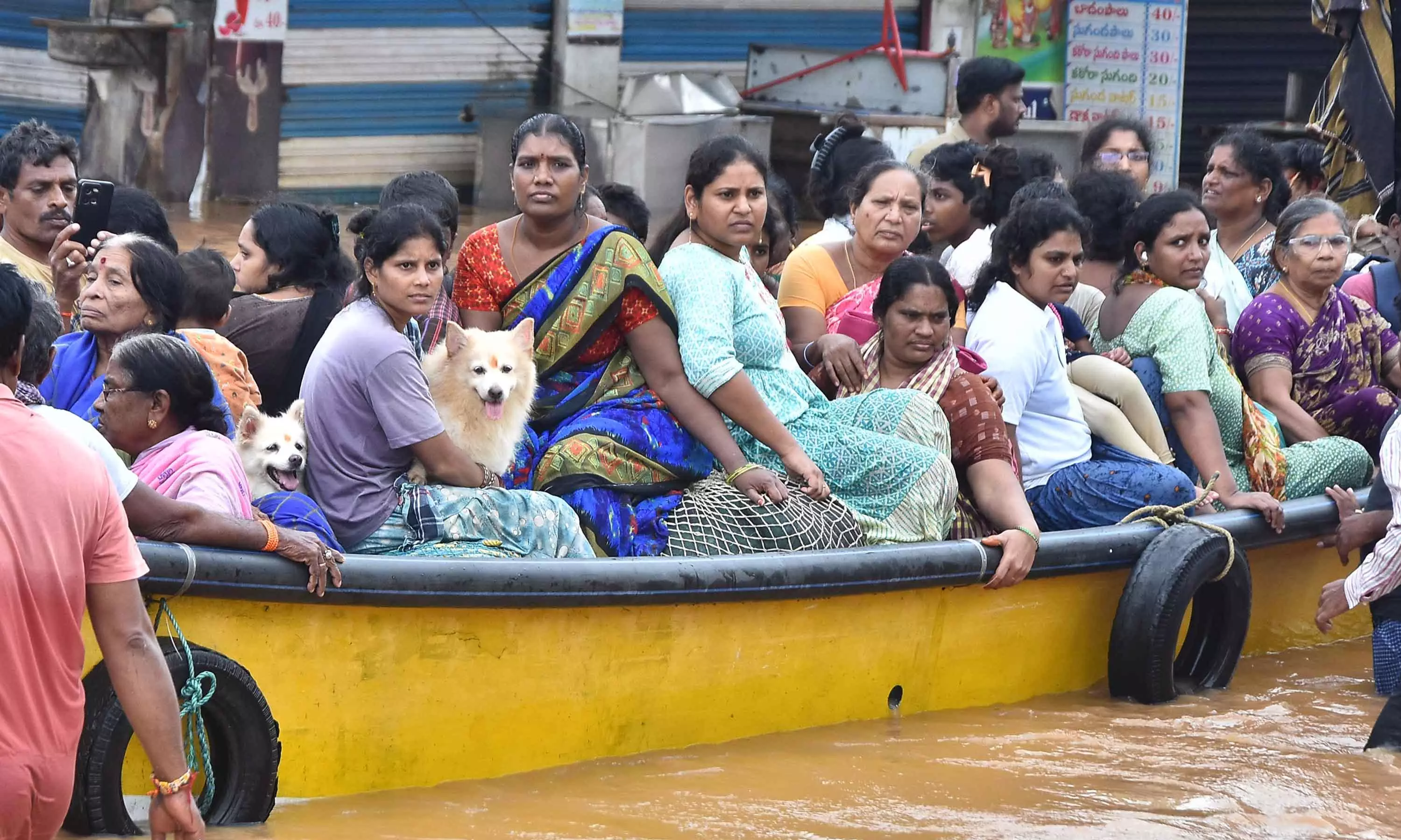 AP Floods: 14,452 Evacuated by NDRF and APSDRF in Vijayawada