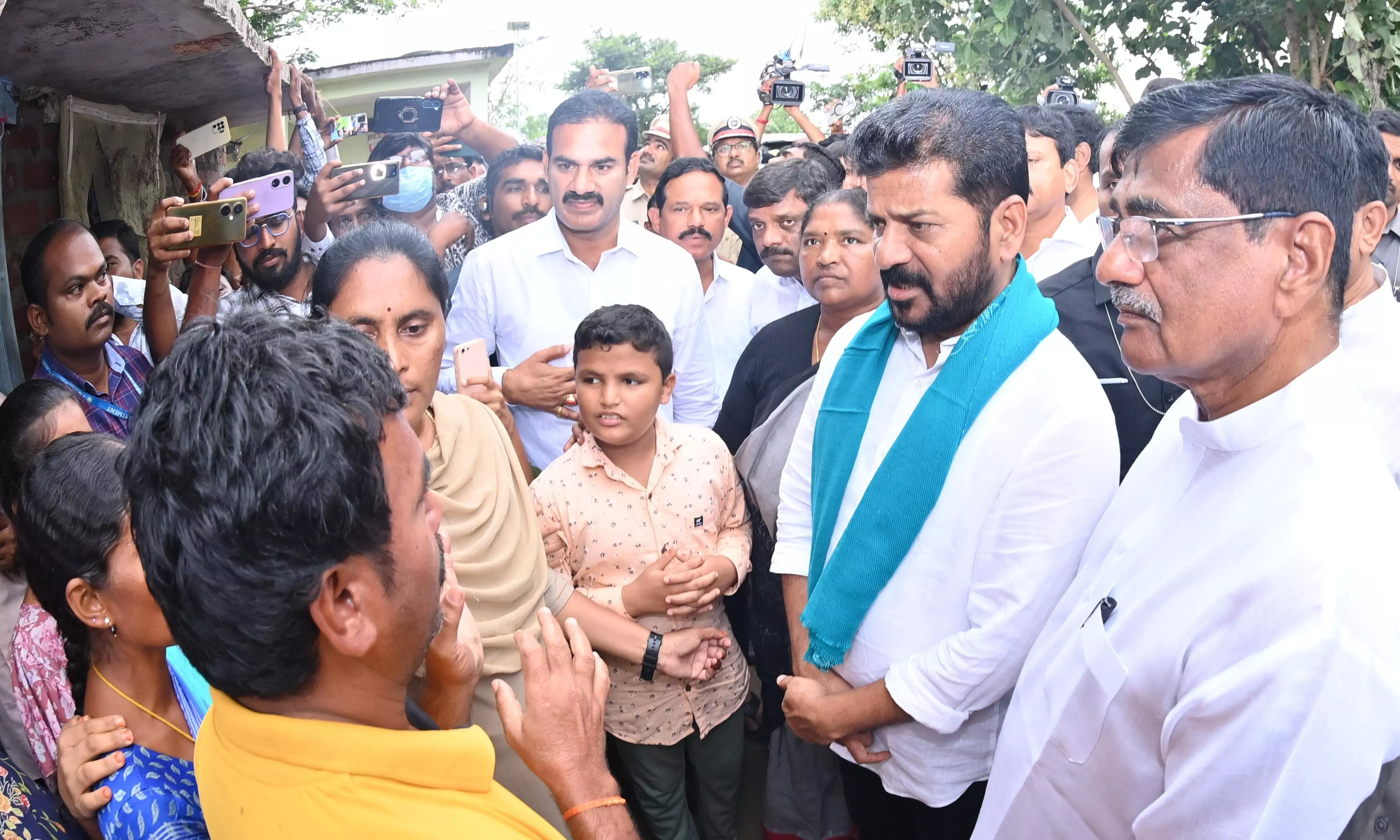 CM Revanth Consoles Mothilal Family, Assures Help