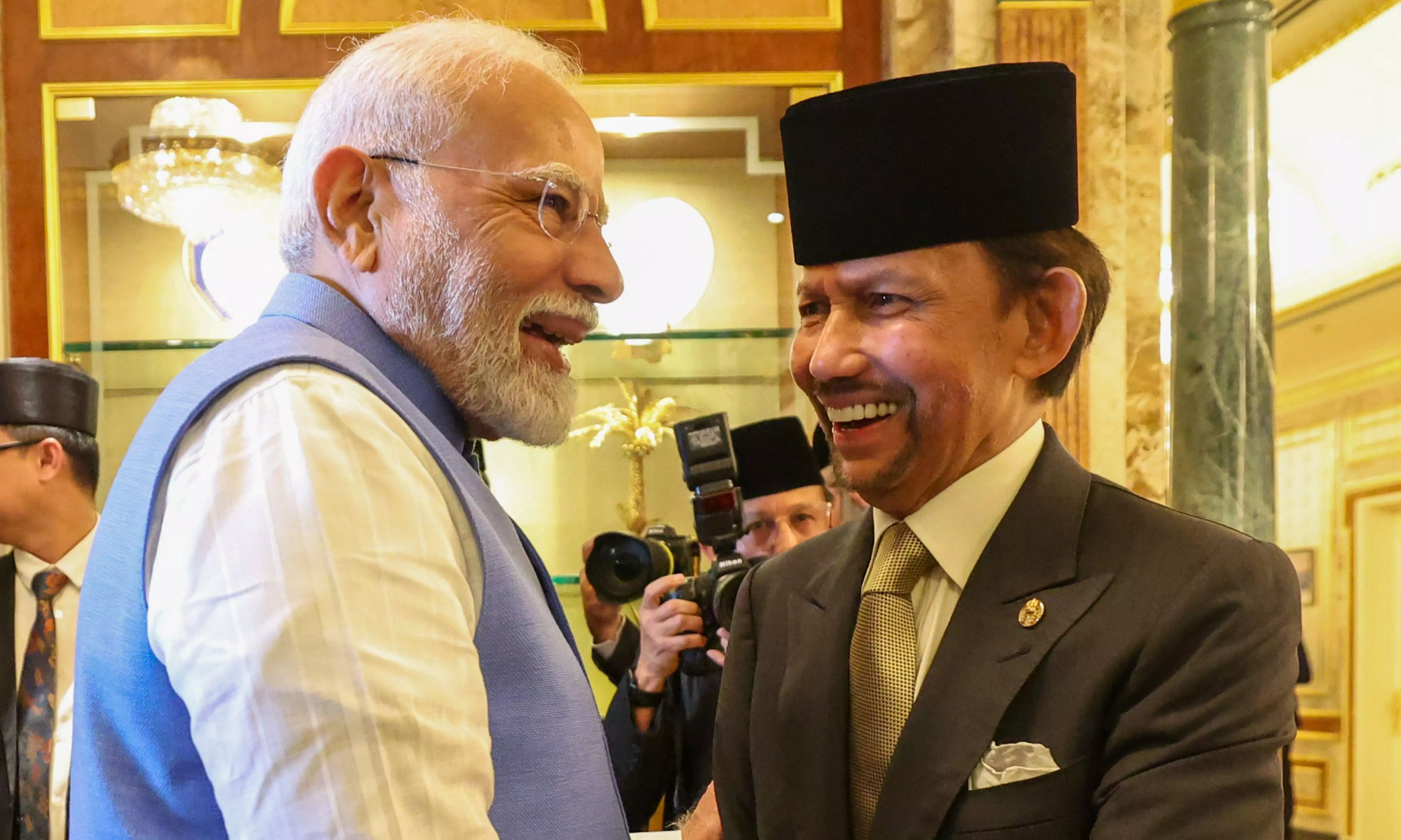 Brunei important partner in Indias Act East Policy: PM Modi to Sultan Bolkiah