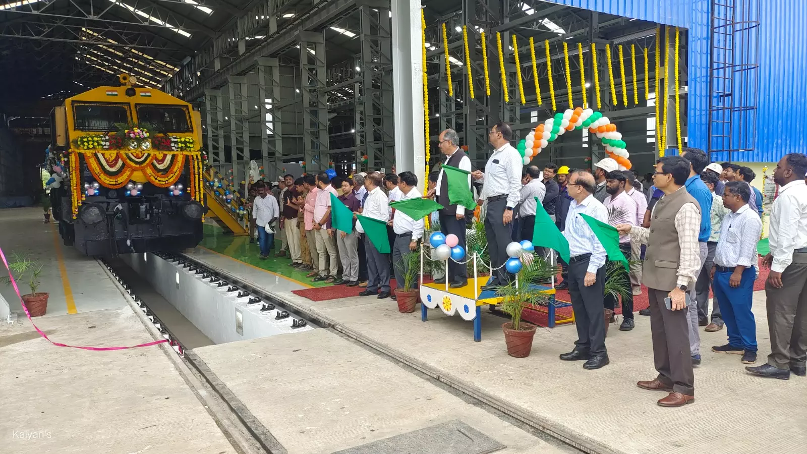 Advanced Electric Loco Maintenance Facilities Inaugurated in Hubballi