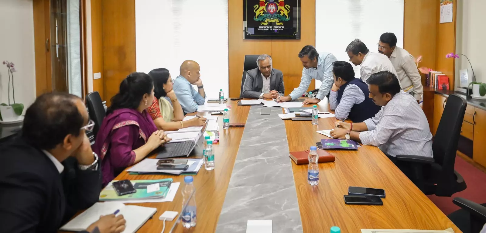 Priyank Kharge Reviews Progress on Mega Textile Park in Kalaburagi