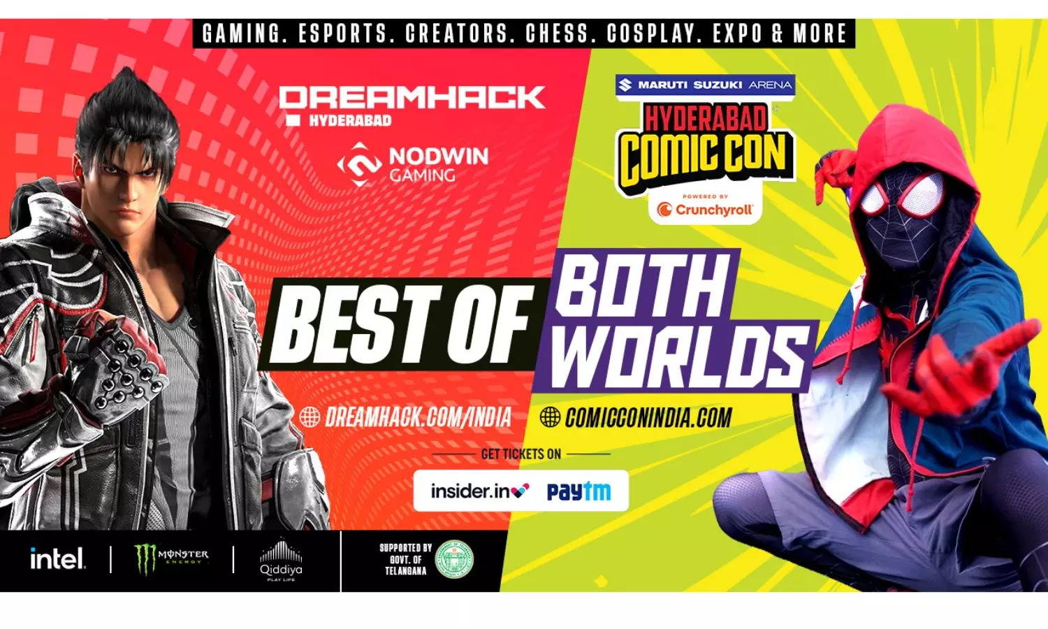 NODWIN Gaming brings together DreamHack India and Hyderabad Comic Con this November