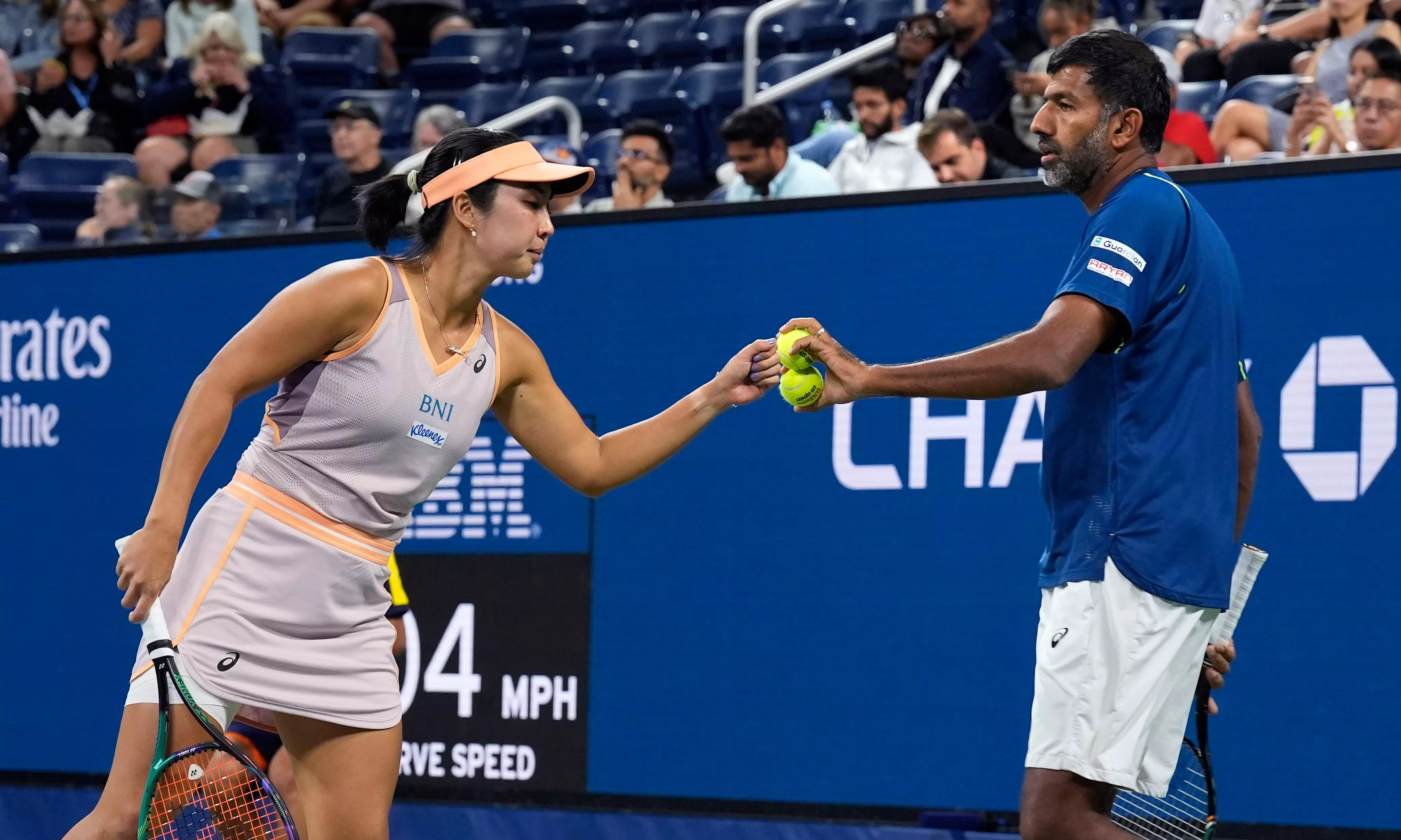 US Open: Bopanna-Sutjiadi lose mixed doubles semifinal to Young-Townsend