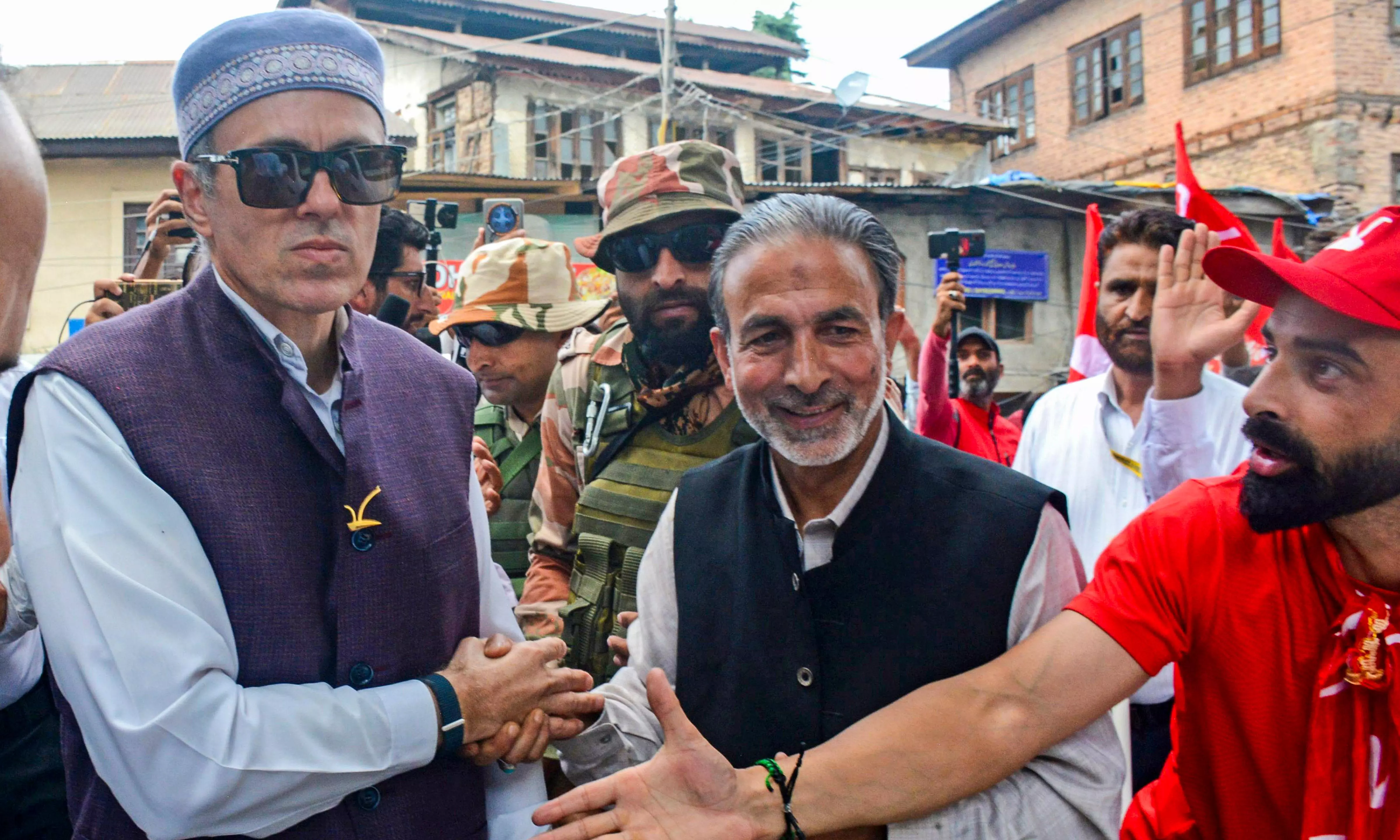 Jammu and Kashmir: Omar Abdullah files nomination papers from family stronghold Ganderbal