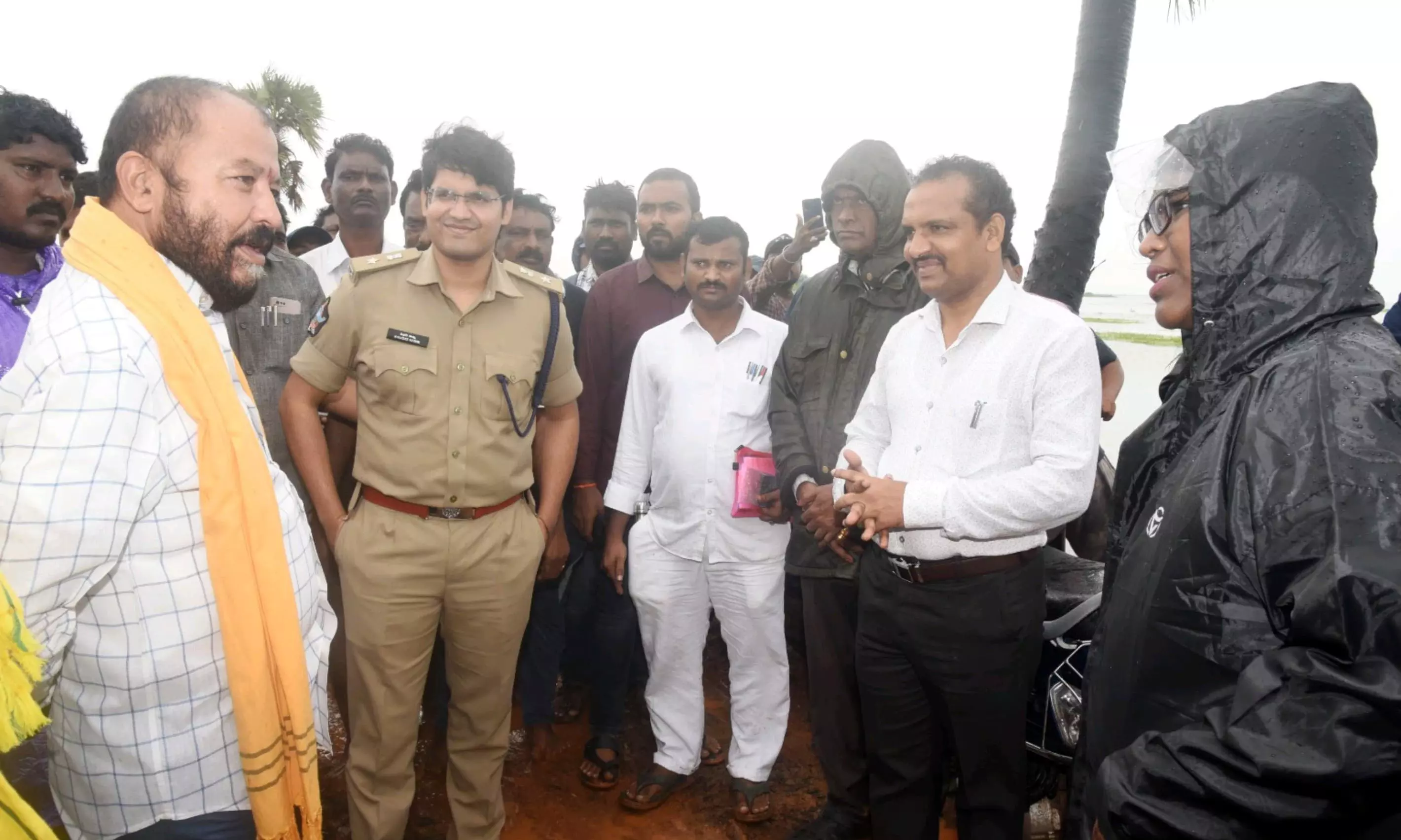 Alert Sounded as Floodwaters Swell Kolleru lake