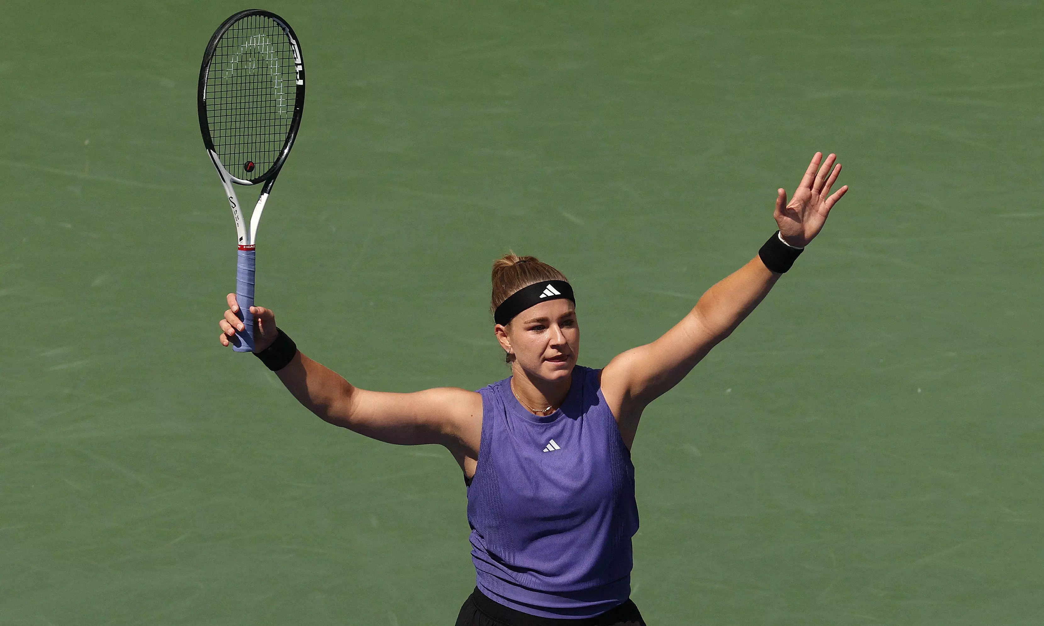 US Open: Karolina Muchova returns to semifinals for second straight year by beating Haddad Maia