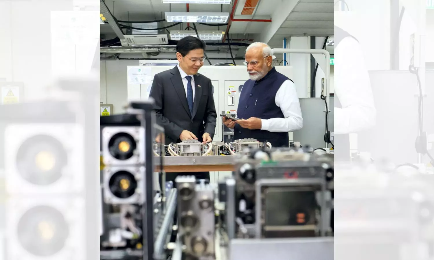 PM Modi visits semiconductor company in Singapore