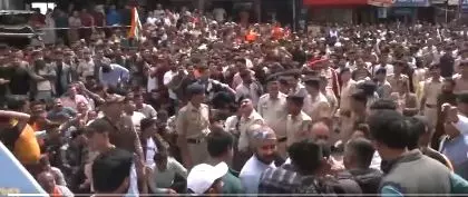 Hindu right bodies stage mass protest in Shimla over illegal mosque