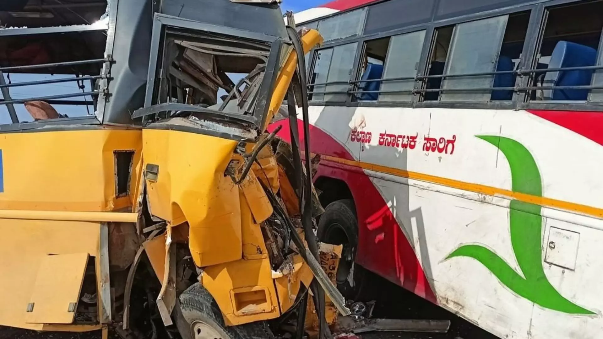 Karnataka: Two Students Dead, 15 Injured in School Bus Accident