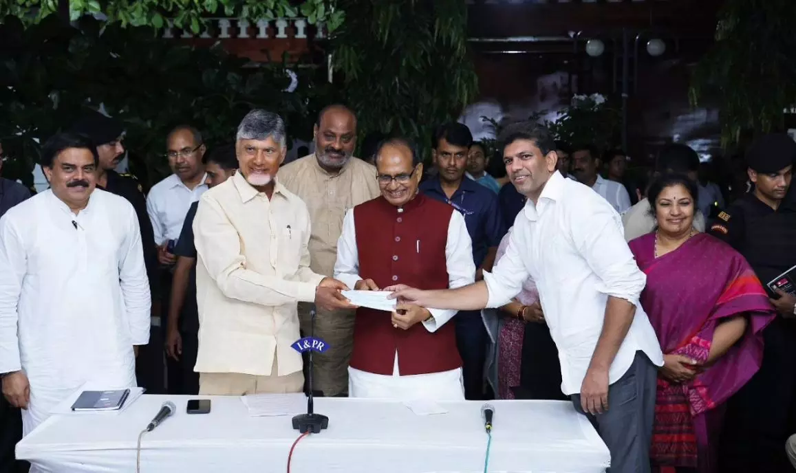 Pemmasani Foundation donates Rs 1 cr to CM Relief Fund