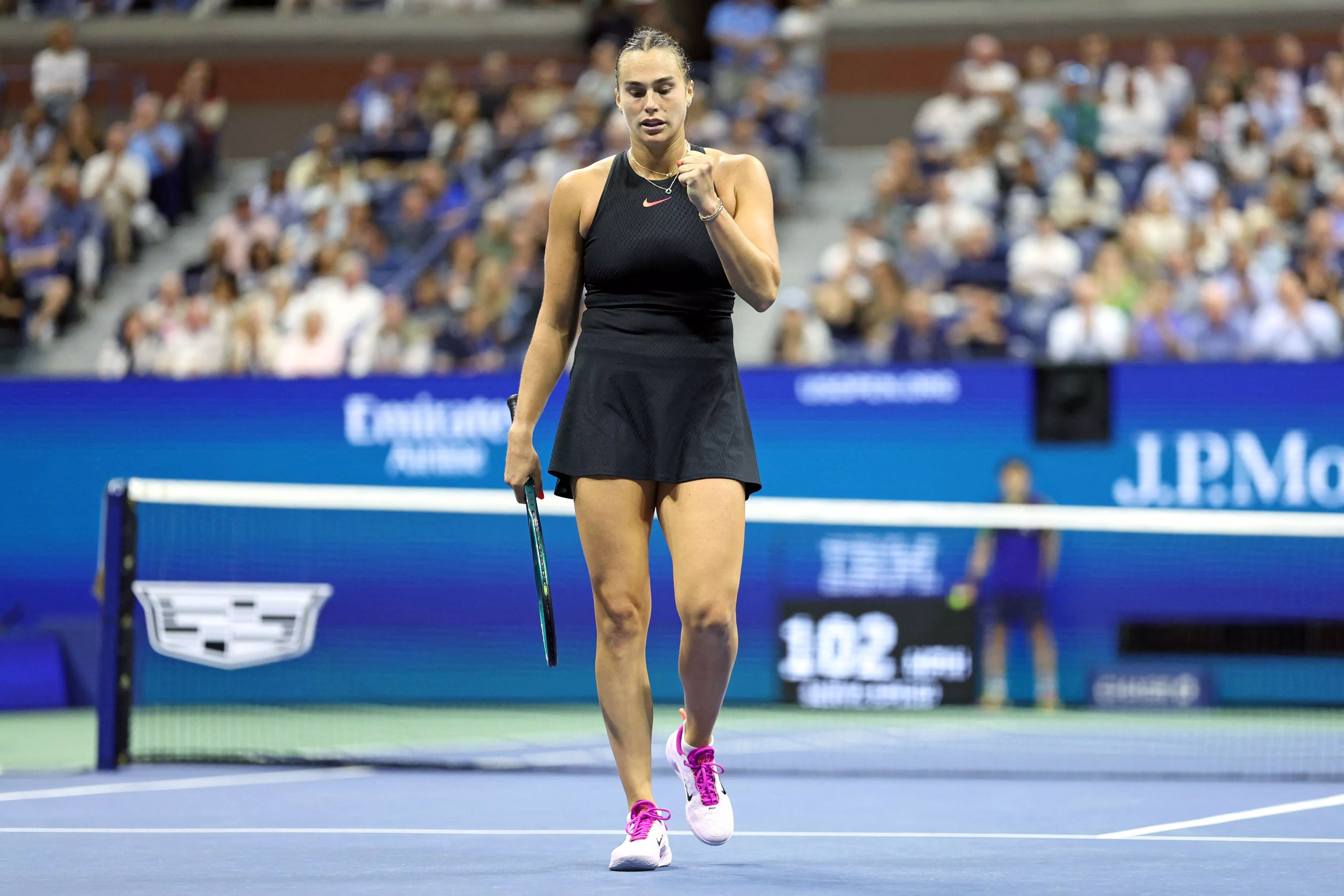 US Open: Aryna Sabalenka beats Emma Navarro to reach her second consecutive final