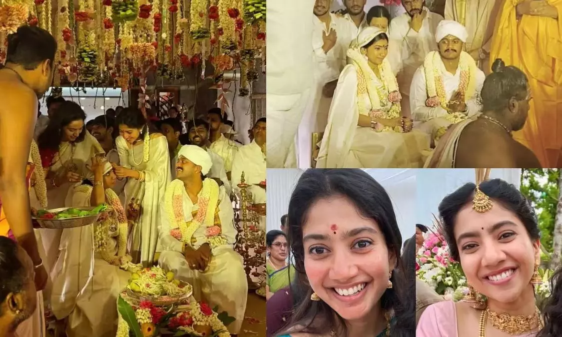 Sai Pallavi Shines in Sister Pooja Kannan’s Royal Wedding