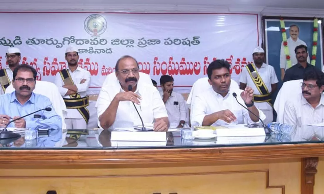 E. Godavari ZPTCs Stall Parishad Meeting Over Unpaid Honorarium